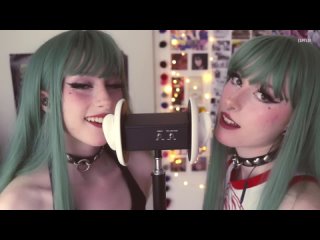 emi asmr - twin breathy mouth sounds (youtube)