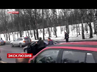 st. petersburg: drivers staged a shootout ...